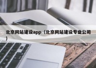 北京网站建设app（北京网站建设专业公司）
